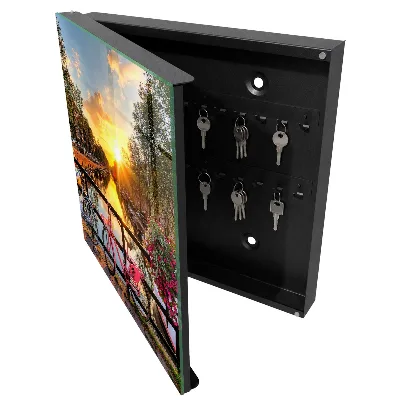 Key box for wall Urban sunset