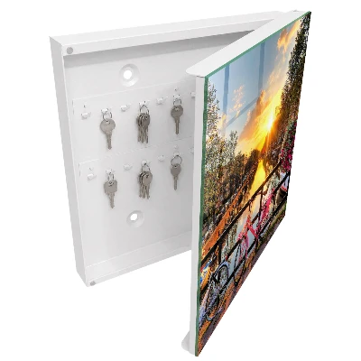 Key box for wall Urban sunset