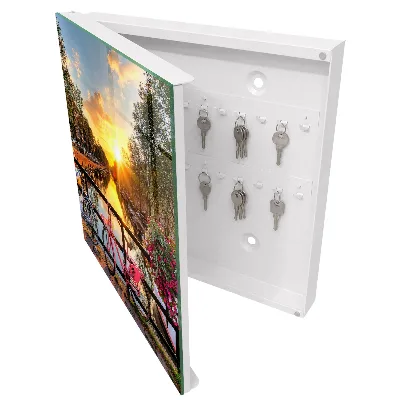 Key box for wall Urban sunset