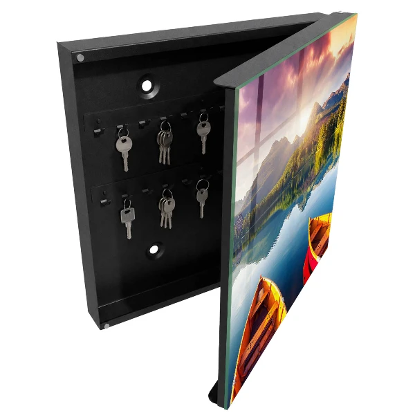 Wall mounted key box Mountain peace