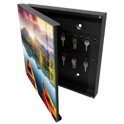 Wall mounted key box Mountain peace