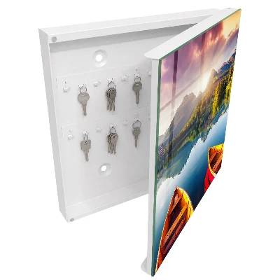 Wall mounted key box Mountain peace