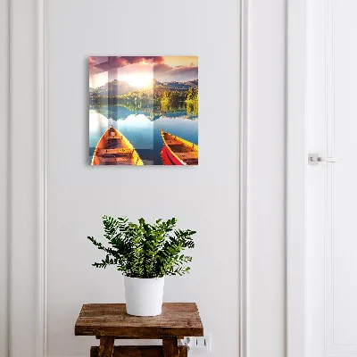 Wall mounted key box Mountain peace