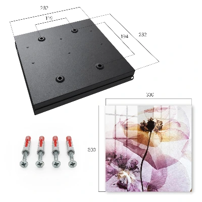 Key cabinet Floral elegance
