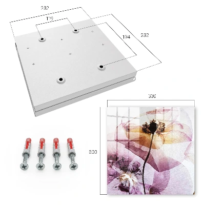 Key cabinet Floral elegance