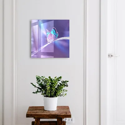 Wall mounted key box Colorful butterfly
