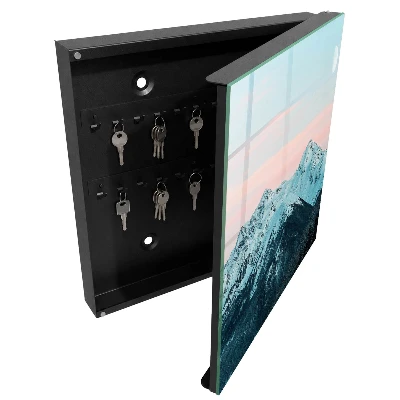 Wall mounted key box Mountain peace