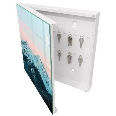 Wall mounted key box Mountain peace