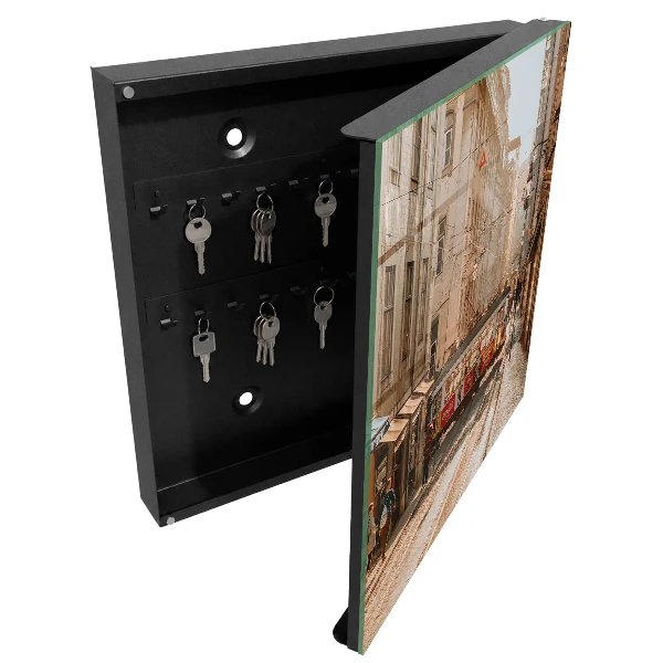 Key box for wall City morning