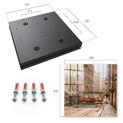 Key box for wall City morning