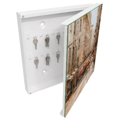 Key box for wall City morning