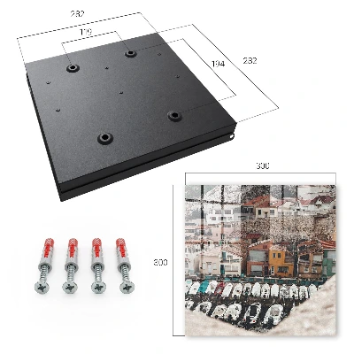Key box for wall Coastal town