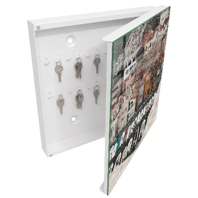 Key box for wall Coastal town