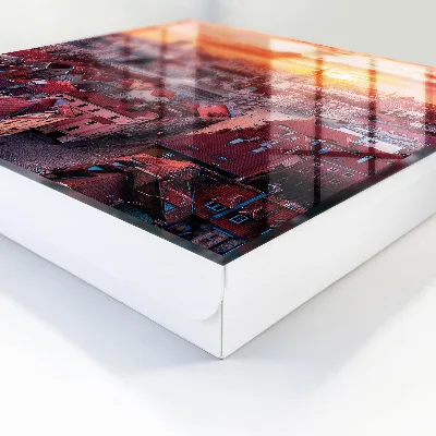 Wall mounted key box Sunset