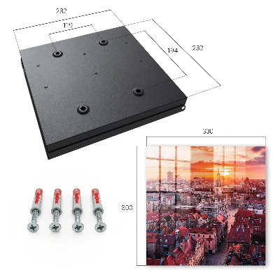 Wall mounted key box Sunset