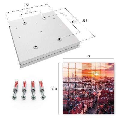 Wall mounted key box Sunset
