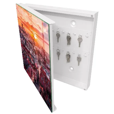 Wall mounted key box Sunset