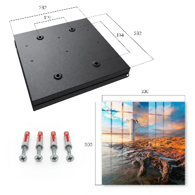 Key box for wall Lighthouse