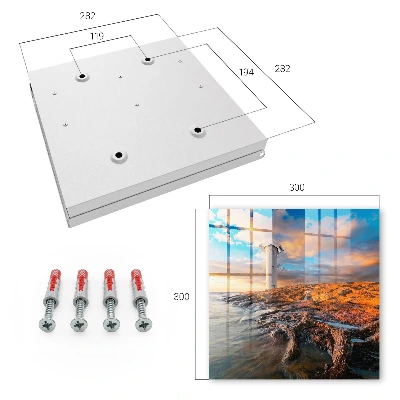 Key box for wall Lighthouse