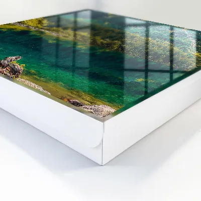 Wall mounted key box Mountain idyll