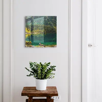 Wall mounted key box Mountain idyll
