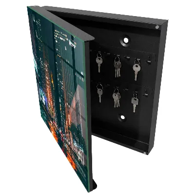 Wall mounted key box City life
