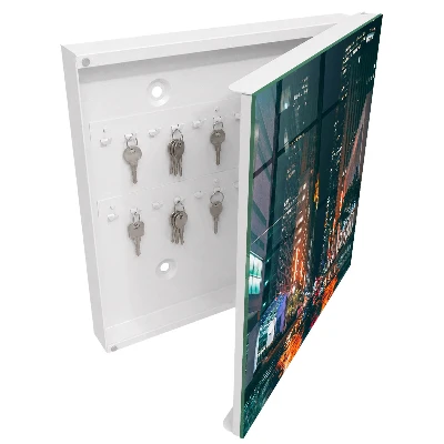 Wall mounted key box City life