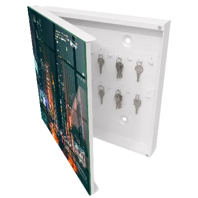 Wall mounted key box City life
