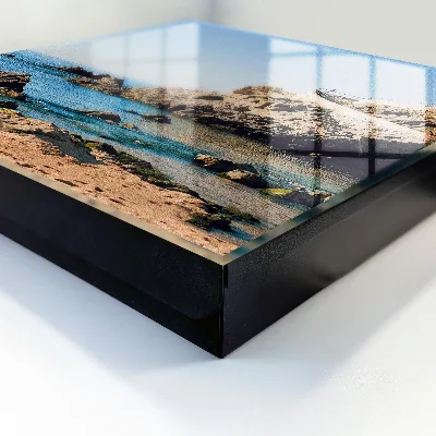 Key box for wall Coastal scenery