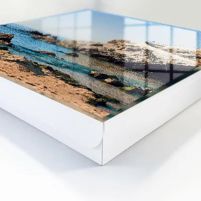 Key box for wall Coastal scenery