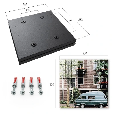 Wall mounted key box Cityscape