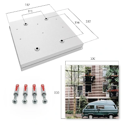 Wall mounted key box Cityscape