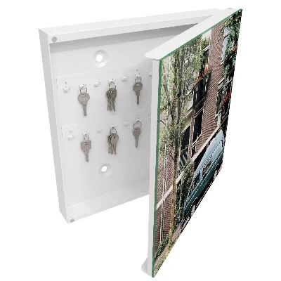 Wall mounted key box Cityscape