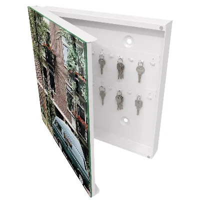 Wall mounted key box Cityscape