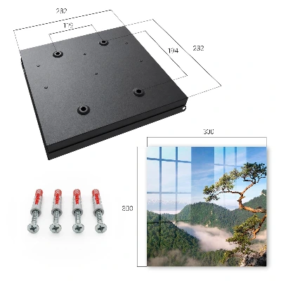 Key cabinet Mountain landscape