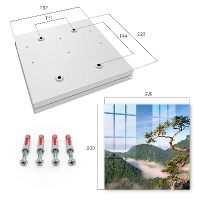 Key cabinet Mountain landscape