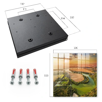 Key box for wall Nature landscape