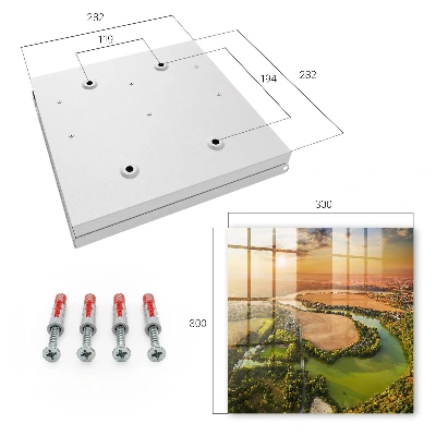Key box for wall Nature landscape