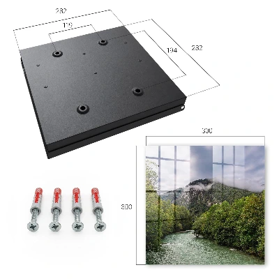 Key box for wall Mountain landscape