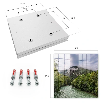 Key box for wall Mountain landscape