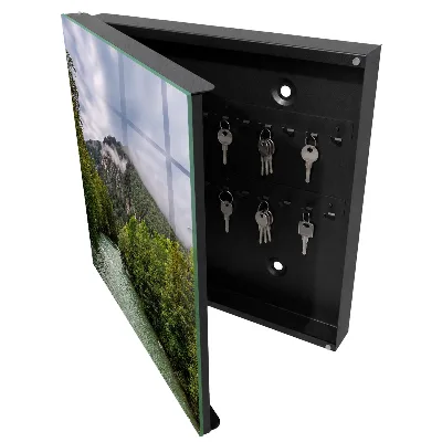 Key box for wall Mountain landscape