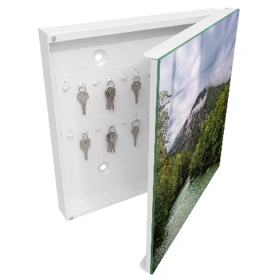Key box for wall Mountain landscape