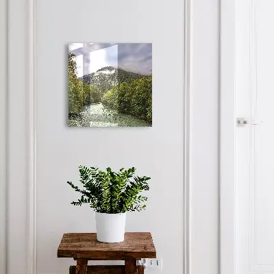 Key box for wall Mountain landscape