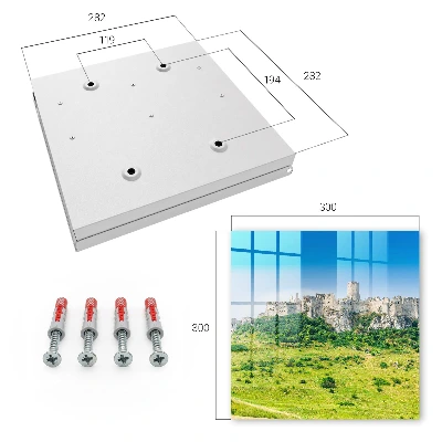 Wall mounted key box Stone castle