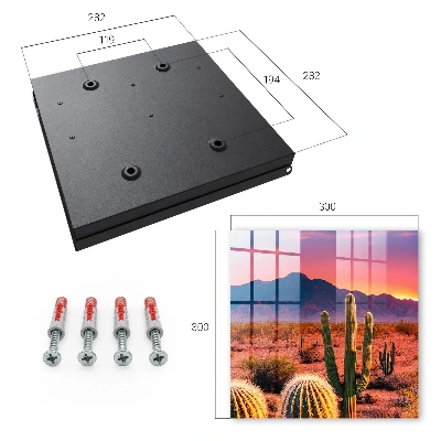 Key cabinet Desert sunset