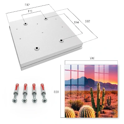 Key cabinet Desert sunset