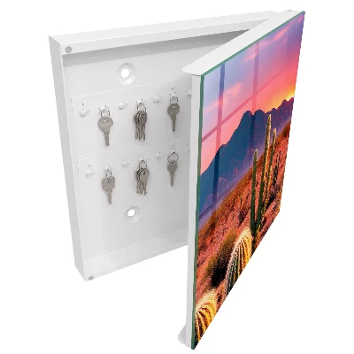 Key cabinet Desert sunset