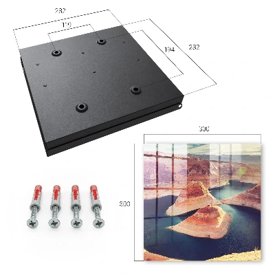 Key box for wall Rocks and water