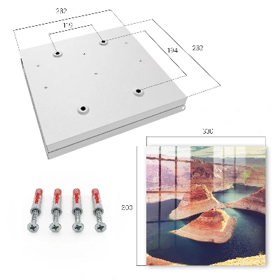Key box for wall Rocks and water