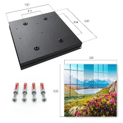 Key cabinet Mountain landscape